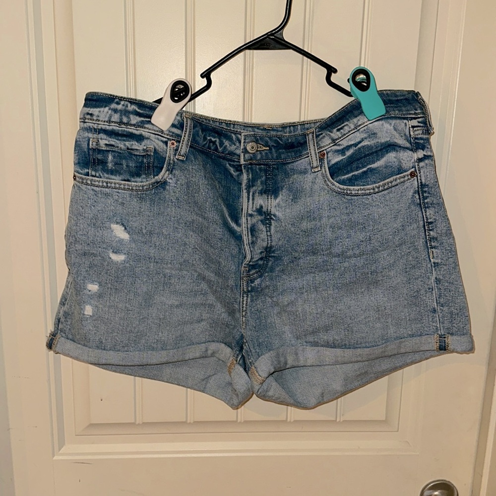 Old Navy OG-Straight High Rise Denim Shorts